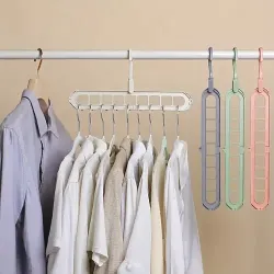 Multifunctional Closet Organizer 9 Hole Hanger